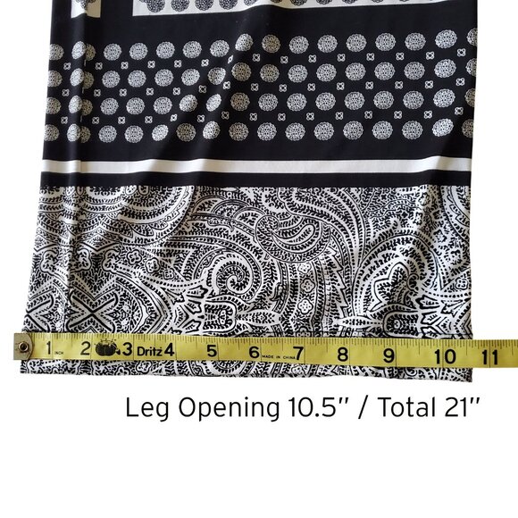 International Concepts Wide-Leg Pants Palazzo Pants BW Carrara Marble S - Picture 13 of 14